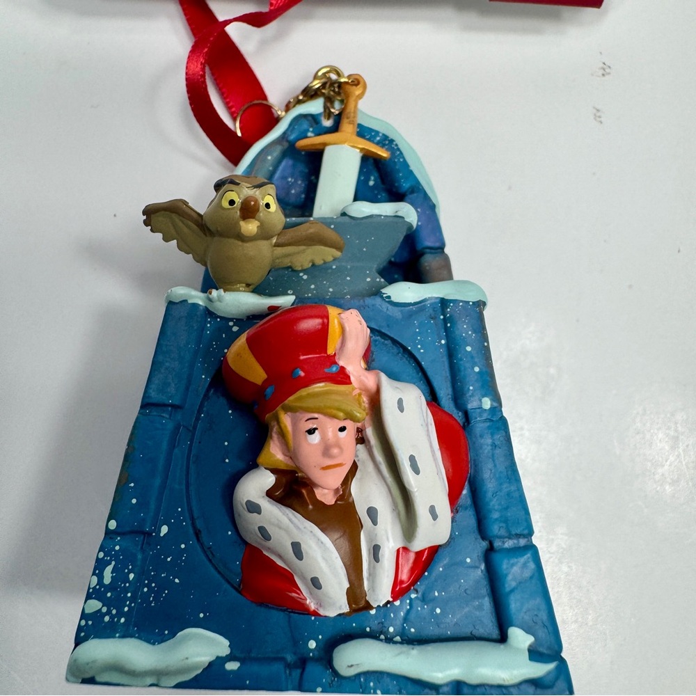 NWT. Disney The Sword in the Stone Sketchbook Ornament Wart with Owl